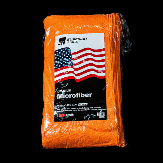 Orange Microfiber Towel
