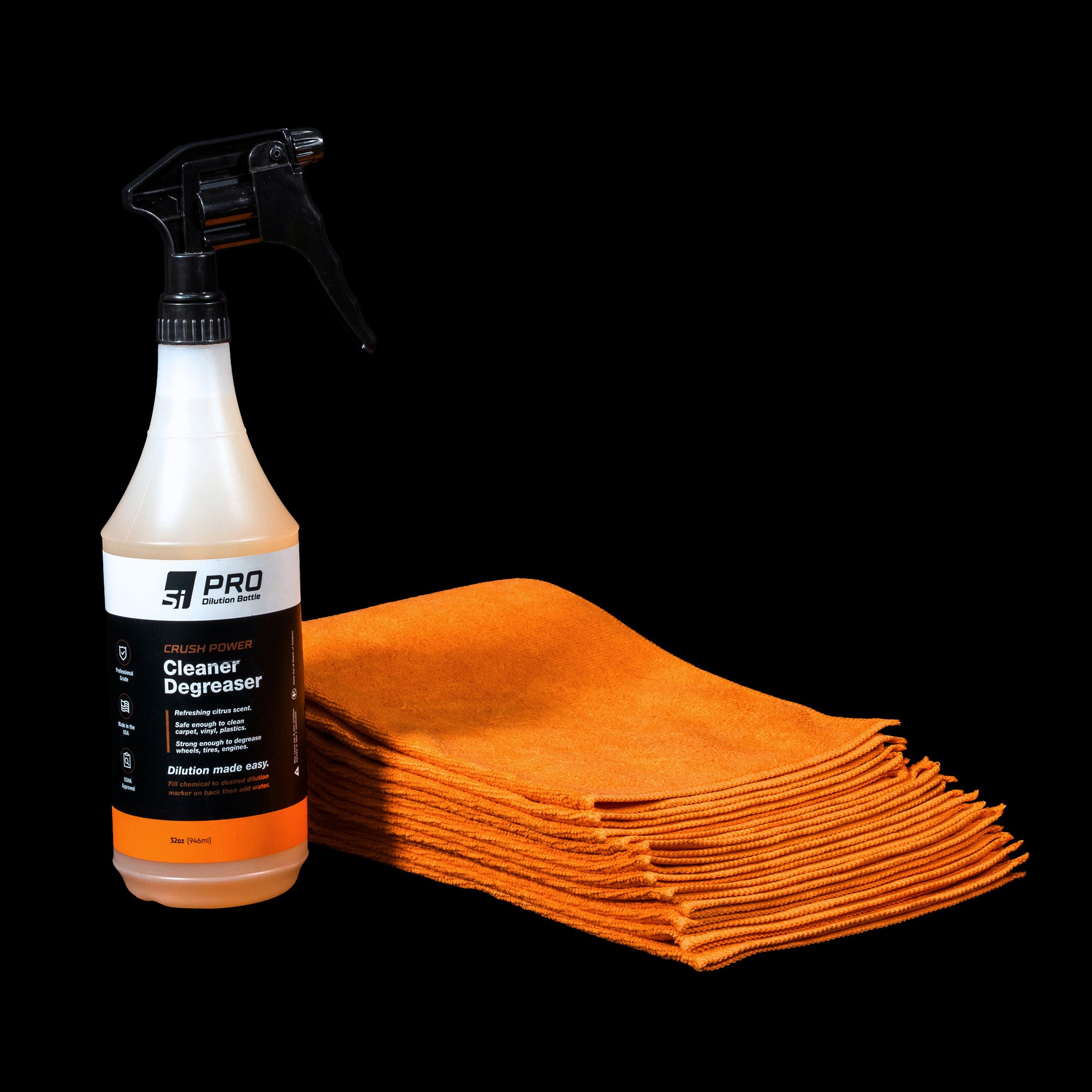 Orange Microfiber Towel