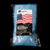 Light Blue Microfiber Diamond - Glass Towel