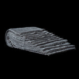 Grey Microfiber Dual Plush Towel
