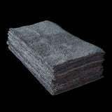 Grey Microfiber Dual Plush Towel