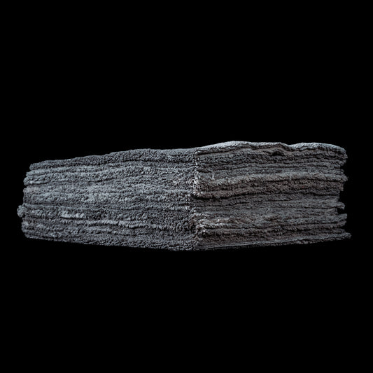 Grey Microfiber Dual Plush Towel