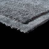 Grey Microfiber Dual Plush Towel