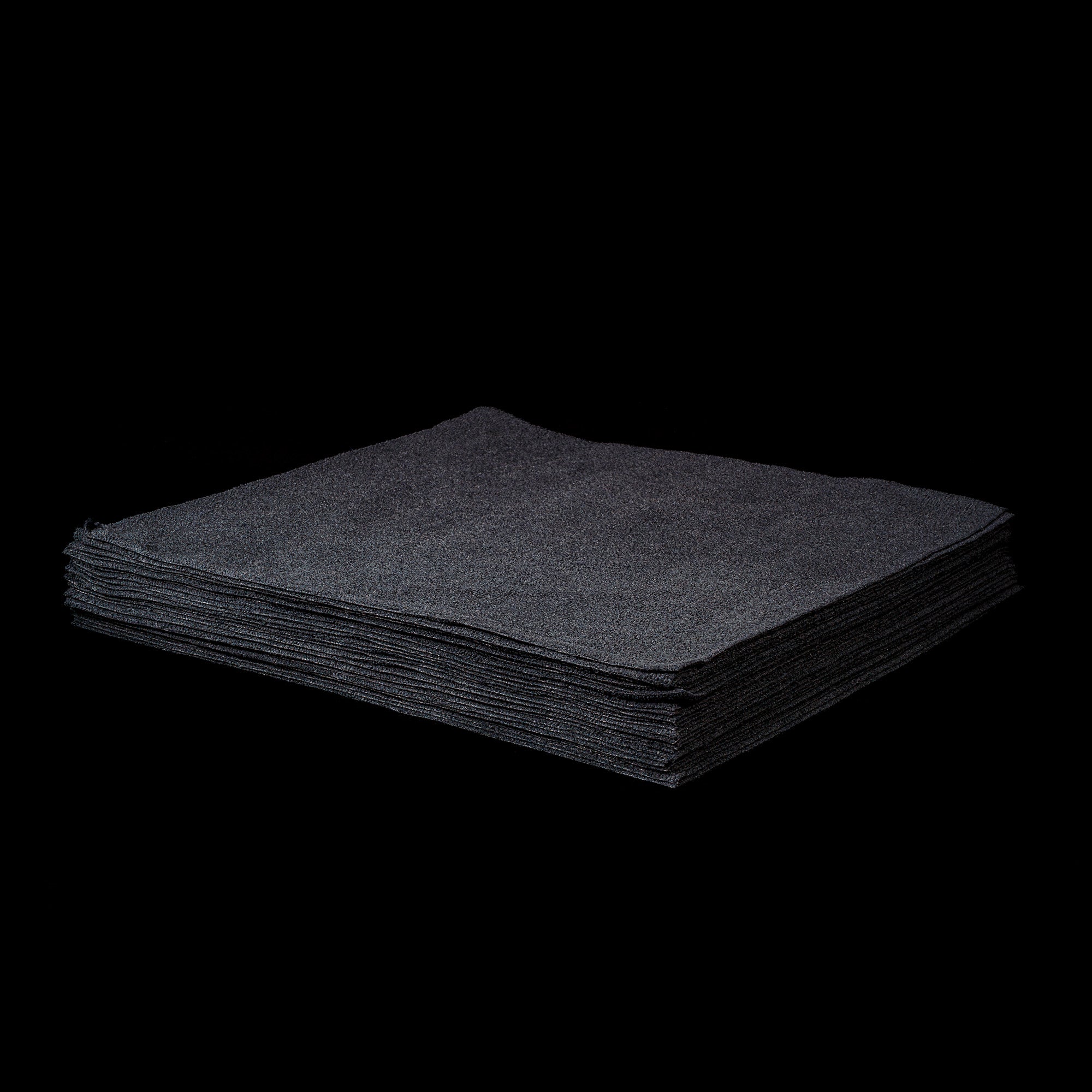 Black Microfiber Edgeless Towel