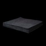 Black Microfiber Edgeless Towel