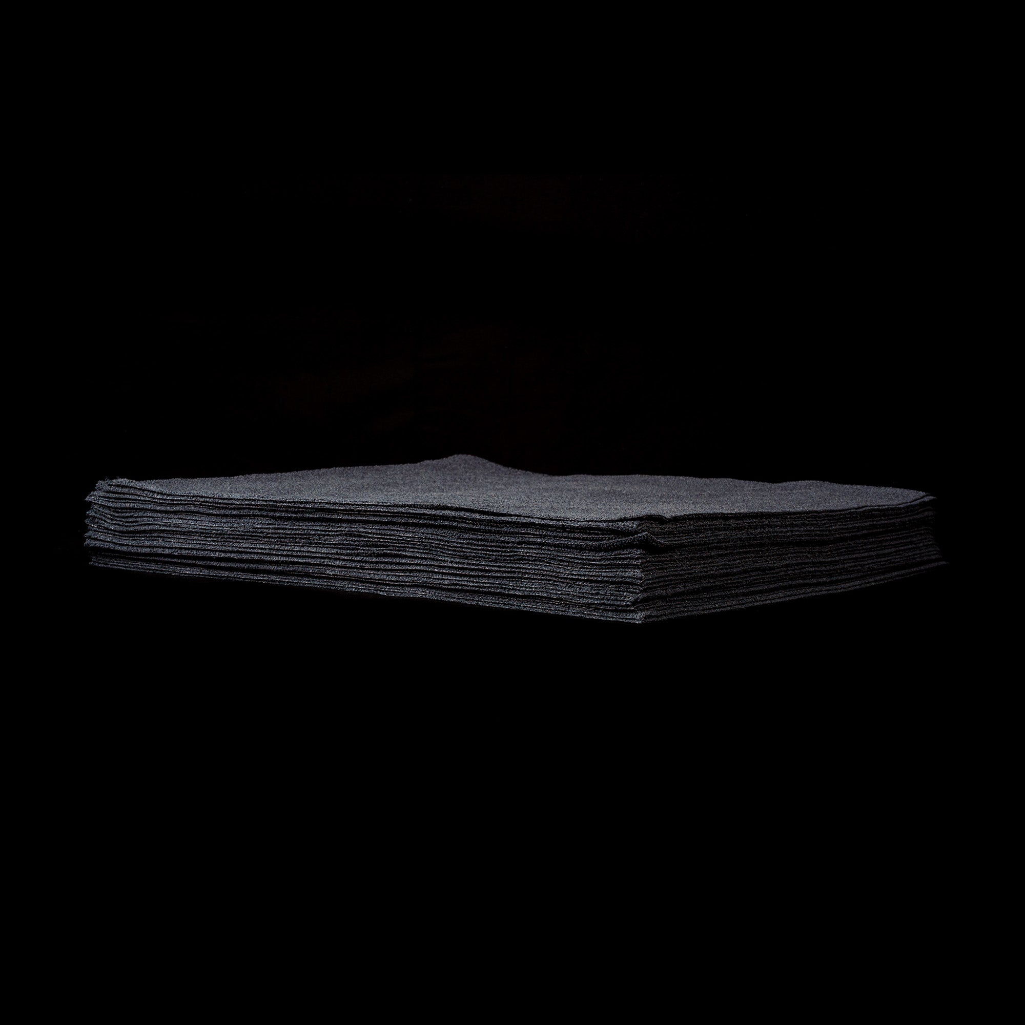 Black Microfiber Edgeless Towel