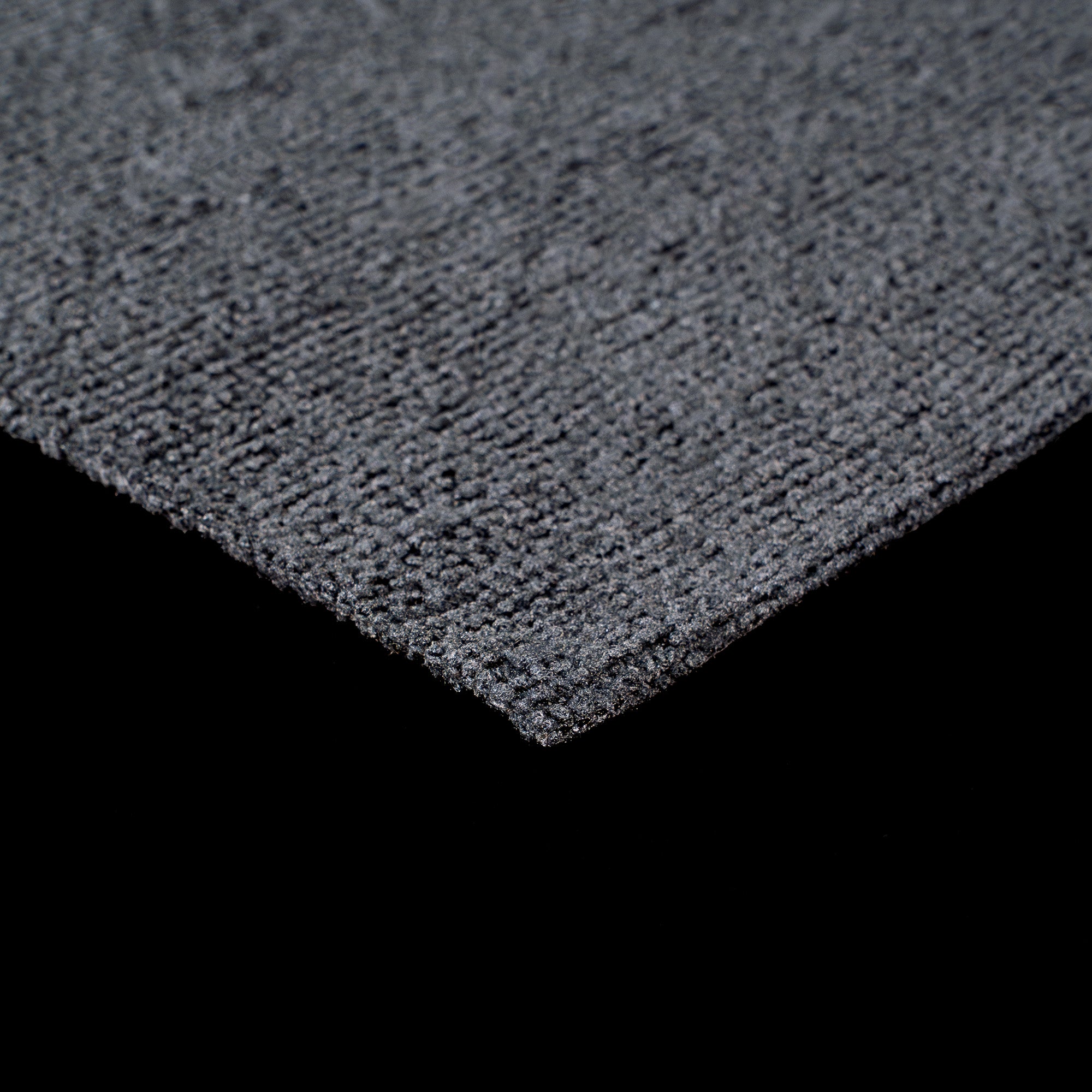 Black Microfiber Edgeless Towel