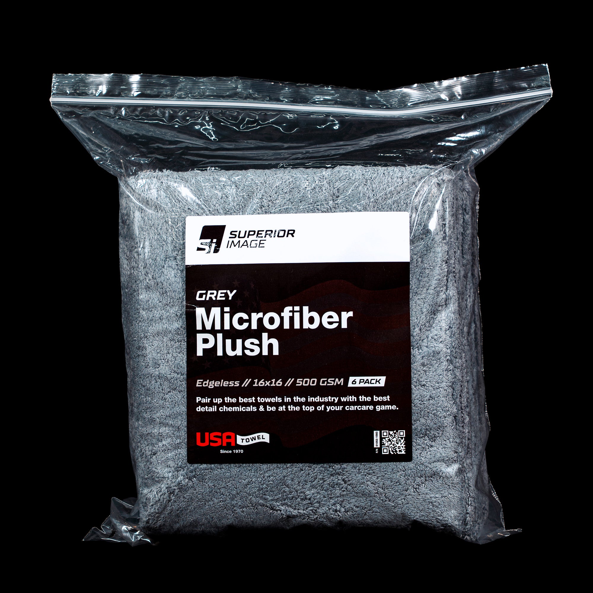 Grey Microfiber ULTRA Plush Towel
