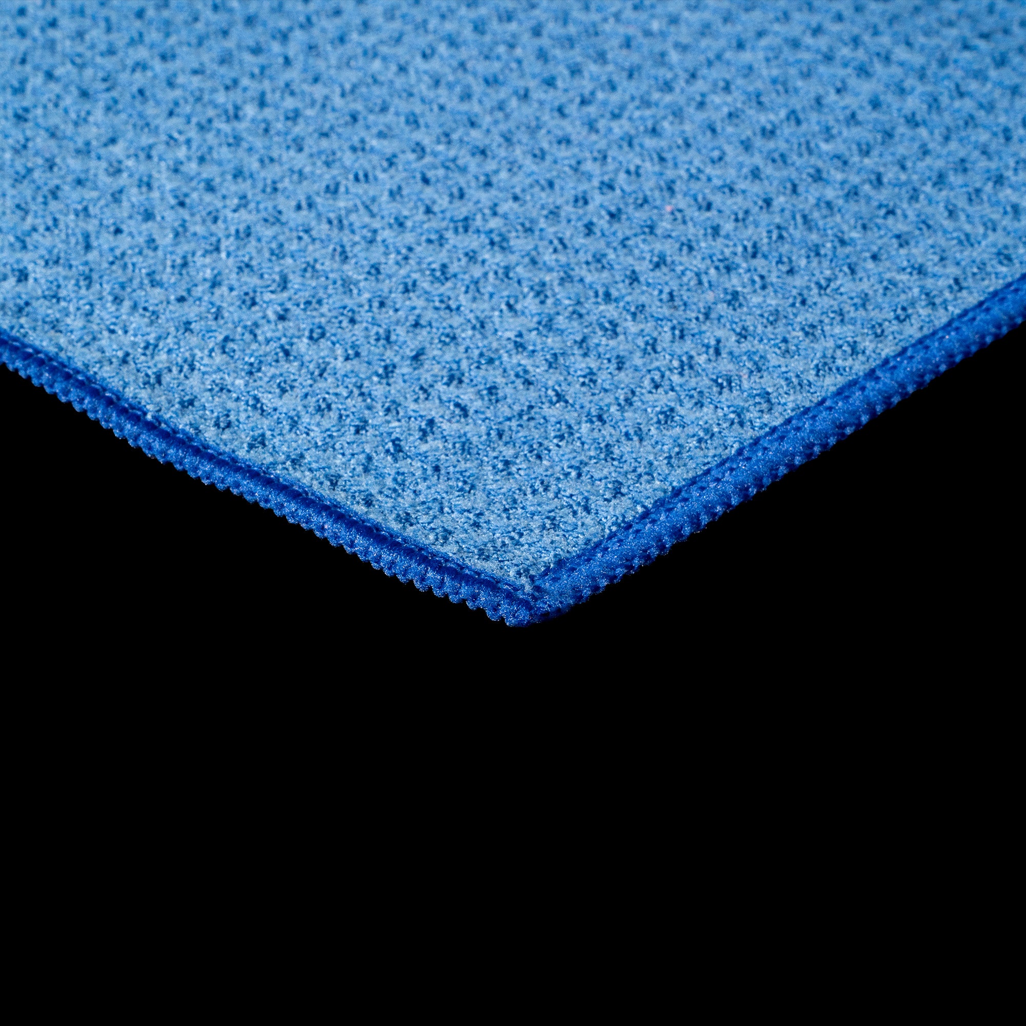 Blue Microfiber Waffle Towel