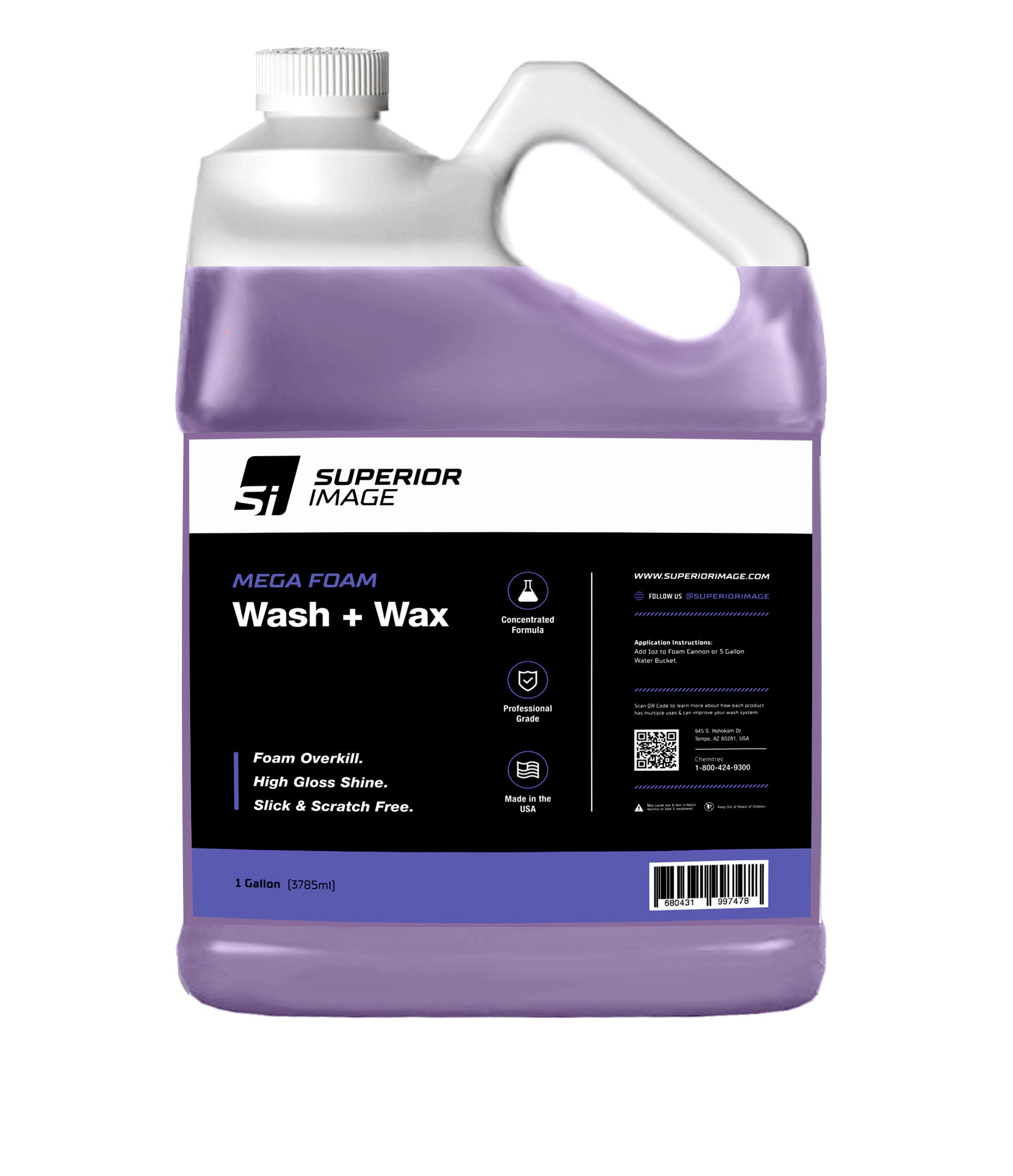 Mega Foam Wash + Wax – Superior Image Car Wash Supplies